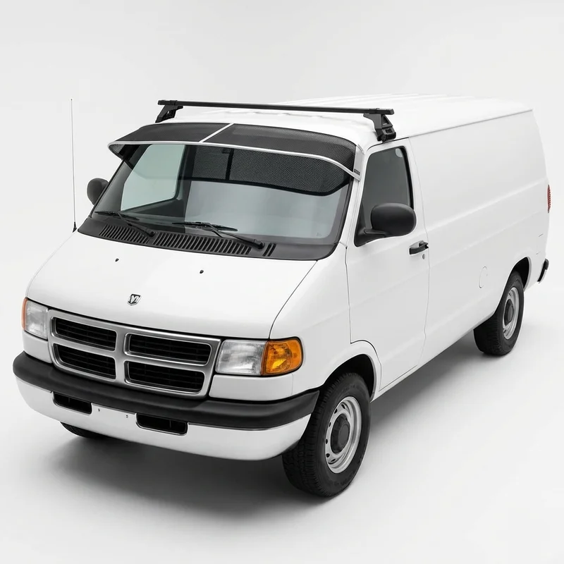 Premium Mesh Windscreen Sunvisor for Dodge B350 (1981 - 1994) - 1