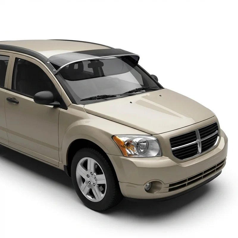 Tinted Acrylic Windscreen Sunvisor for Dodge Caliber (2007 - 2012) - 1