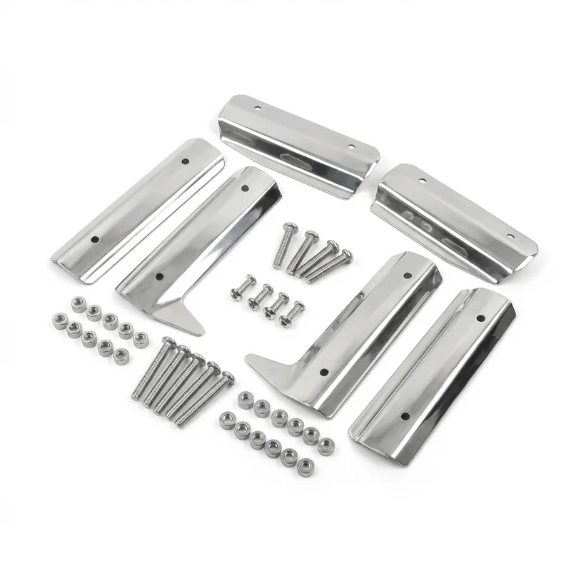 Stainless Steel Mounting Bracket Kit for Dodge D100 Panel (1976 - 1979) - 1