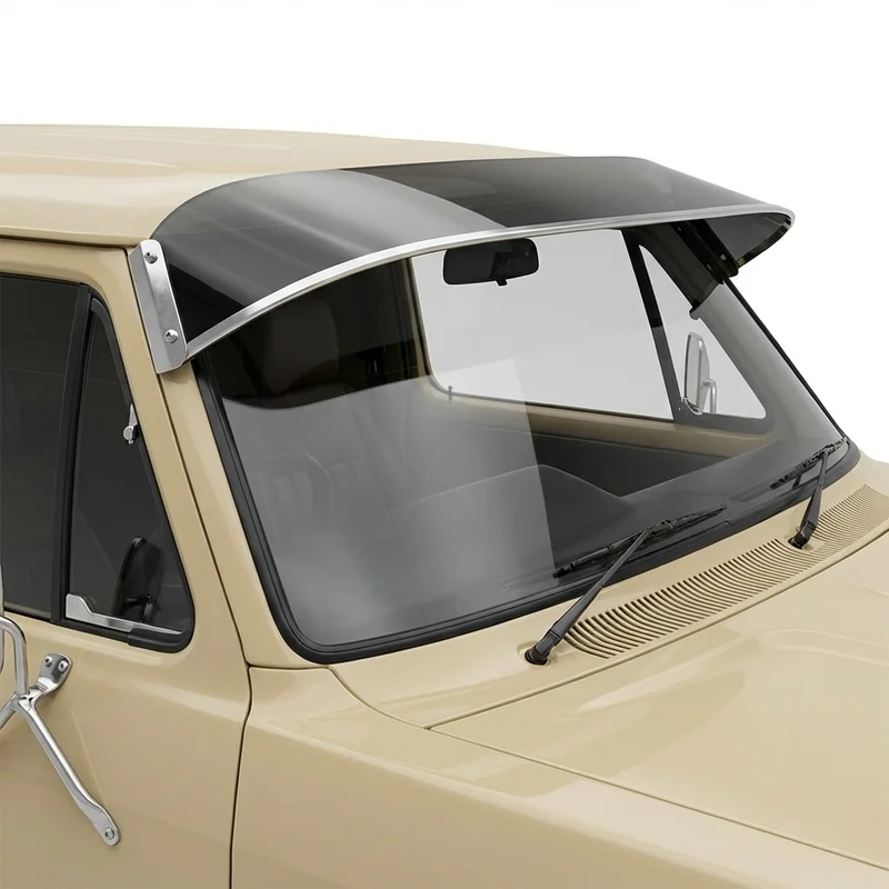 Tinted Acrylic Windscreen Sunvisor for Dodge D100 Panel (1976 - 1979) - 1