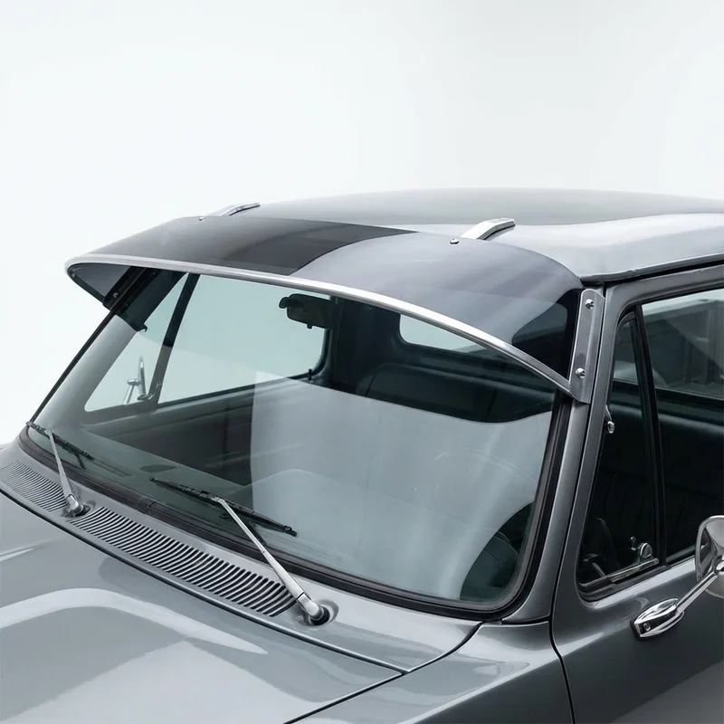 Tinted Acrylic Windscreen Sunvisor for Dodge D100 Pickup (1969 - 1974) - 1