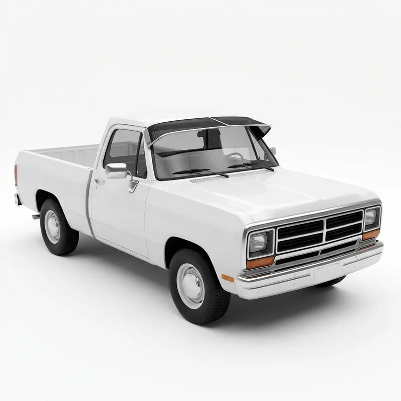 Premium Mesh Windscreen Sunvisor for Dodge D150 (1977 - 1993) - 1