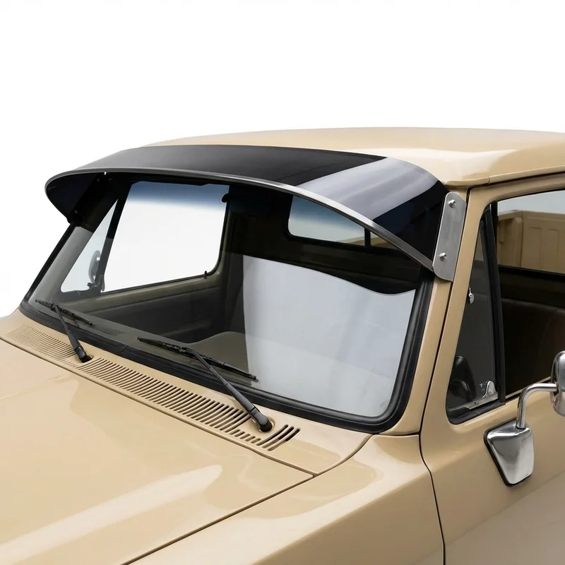 Tinted Acrylic Windscreen Sunvisor for Dodge D150 (1977 - 1993) - 1