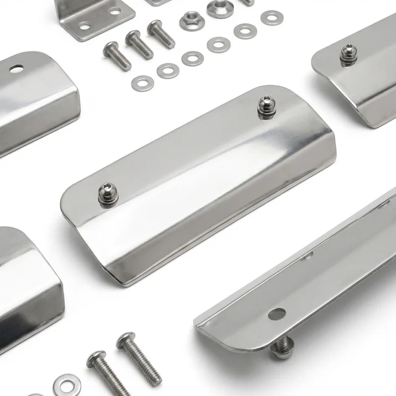 Stainless Steel Mounting Bracket Kit for Dodge D200 Pickup (1969 - 1974) - 1