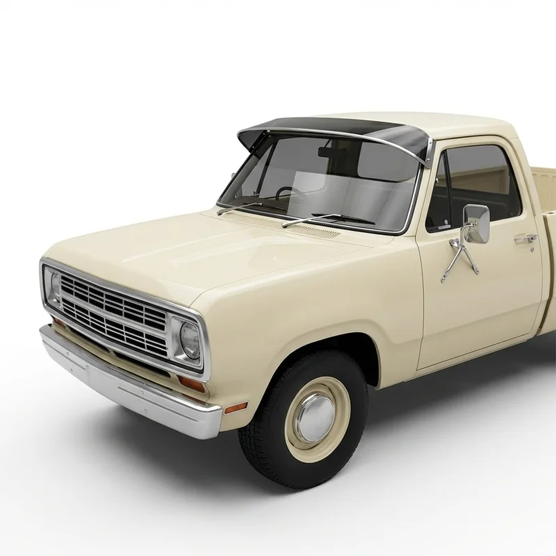 Tinted Acrylic Windscreen Sunvisor for Dodge D400 (1978 - 1981) - 1