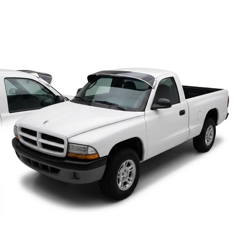 Tinted Acrylic Windscreen Sunvisor for Dodge Dakota (1987 - 2012) - 1