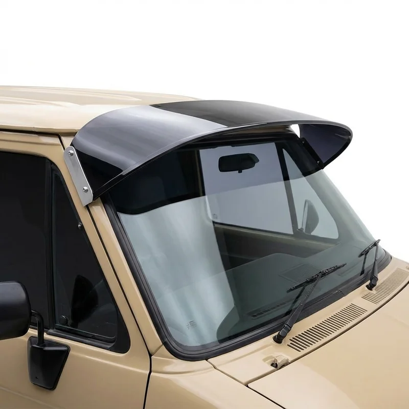 Tinted Acrylic Windscreen Sunvisor for Dodge H100 Van (2010 - 2013) - 1