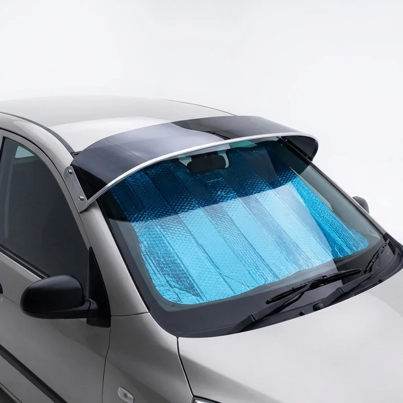 Tinted Acrylic Windscreen Sunvisor for Dodge i10 (2012 - 2014) - 1