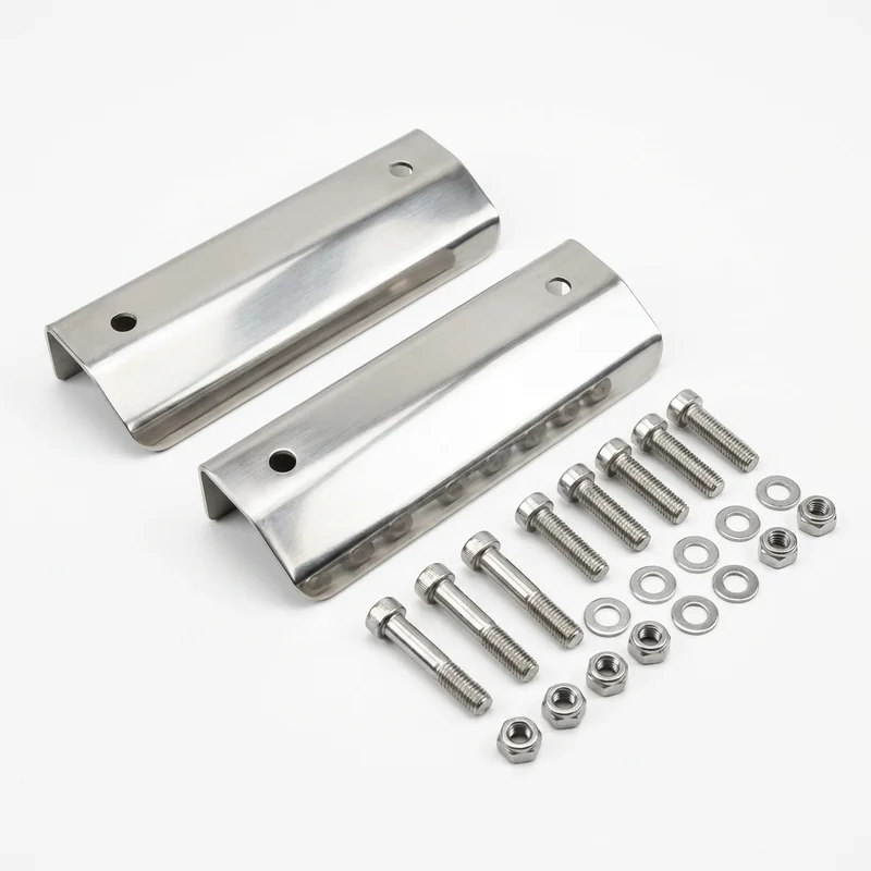 Stainless Steel Mounting Bracket Kit for Dodge Mini Ram (1984 - 1988) - 1