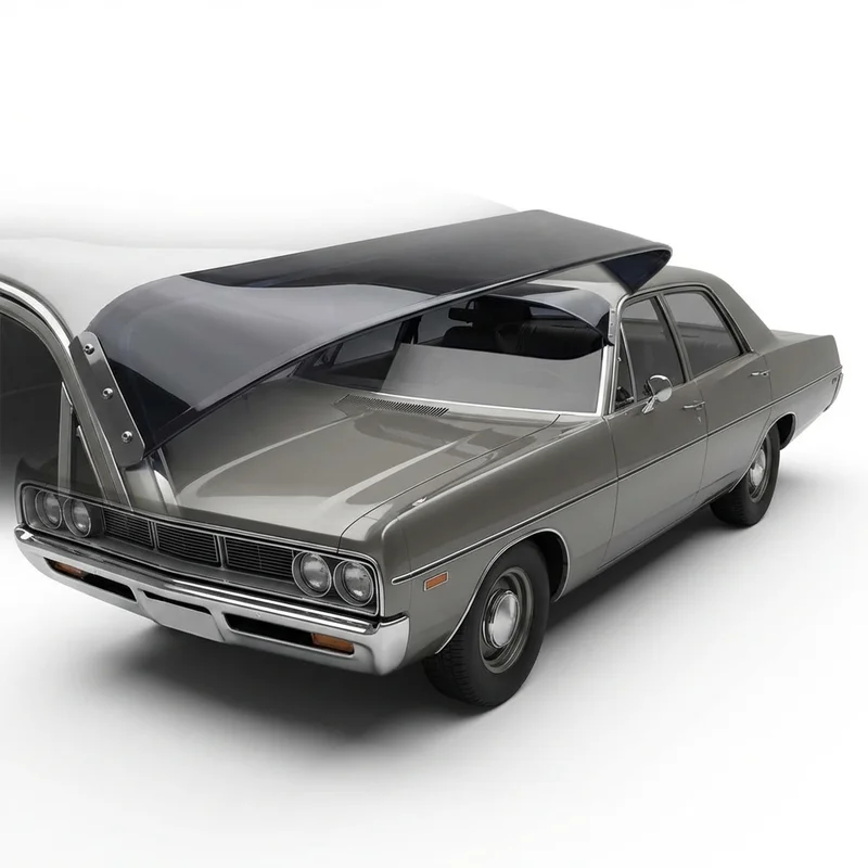 Tinted Acrylic Windscreen Sunvisor for Dodge Monaco (1969 - 1992) - 1