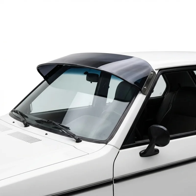 Tinted Acrylic Windscreen Sunvisor for Dodge Omni (1978 - 1990) - 1