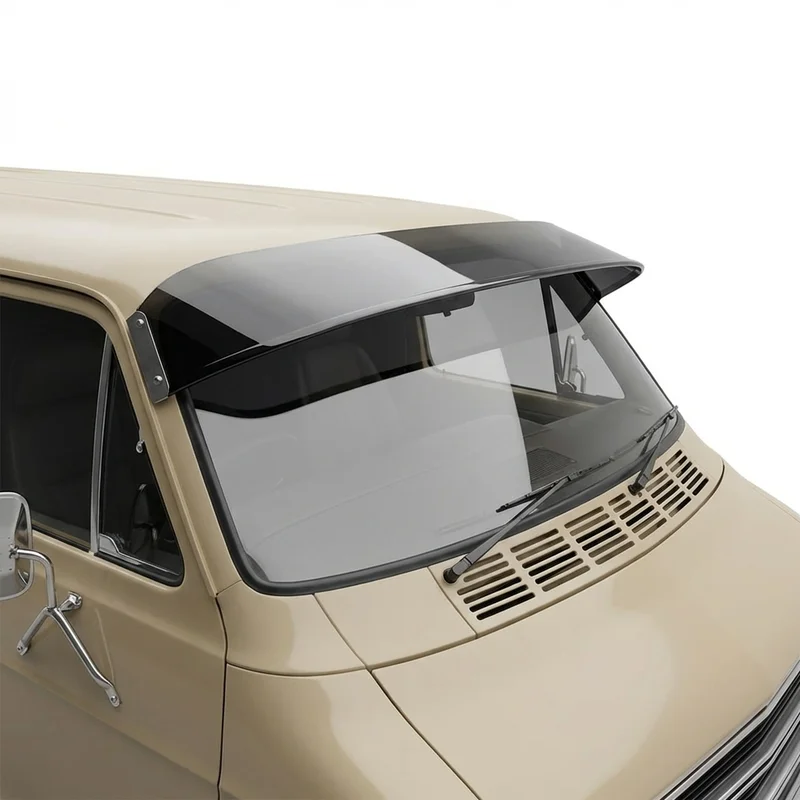 Tinted Acrylic Windscreen Sunvisor for Dodge P300 Van (1974 - 1974) - 1