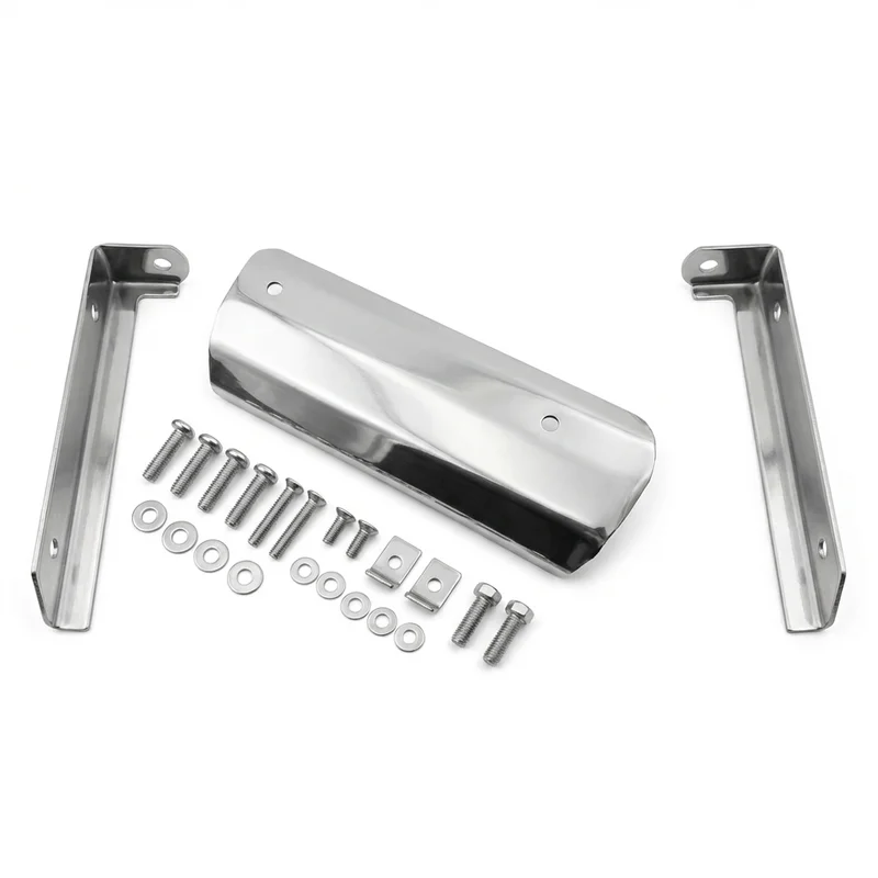 Stainless Steel Mounting Bracket Kit for Dodge Power Ram 50 (1983 - 1986) - 1