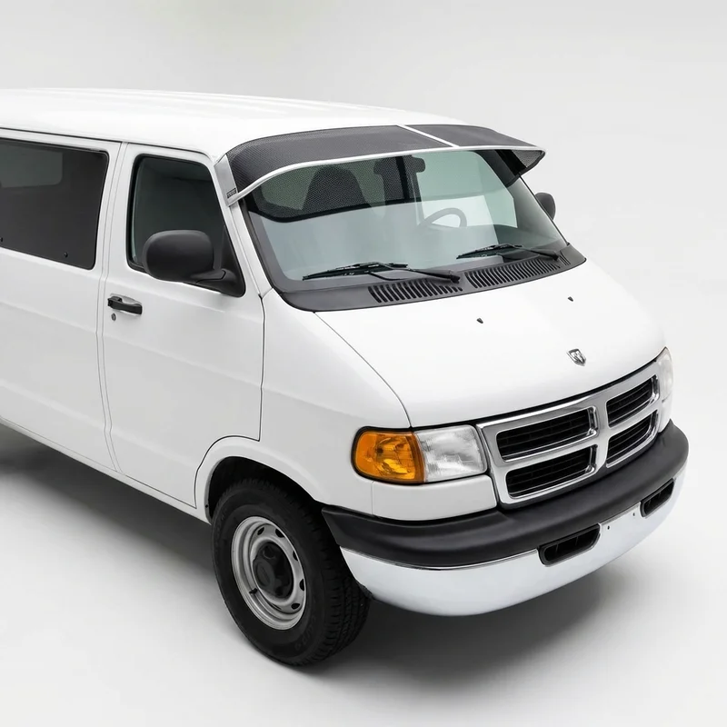 Premium Mesh Windscreen Sunvisor for Dodge Ram 1500 Van (1995 - 2003) - 1