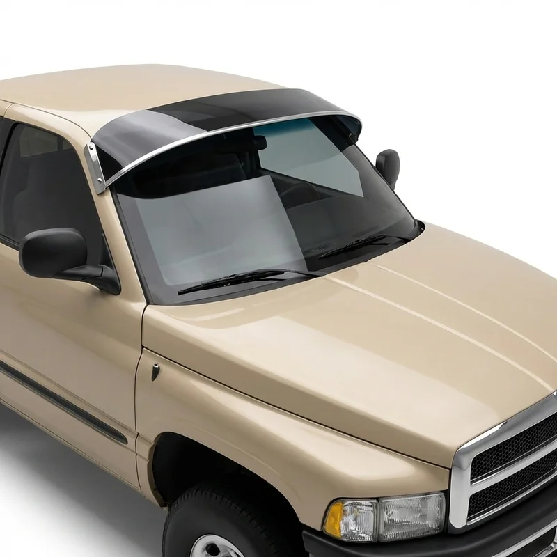 Tinted Acrylic Windscreen Sunvisor for Dodge Ram 2500 (1994 - 2010) - 1