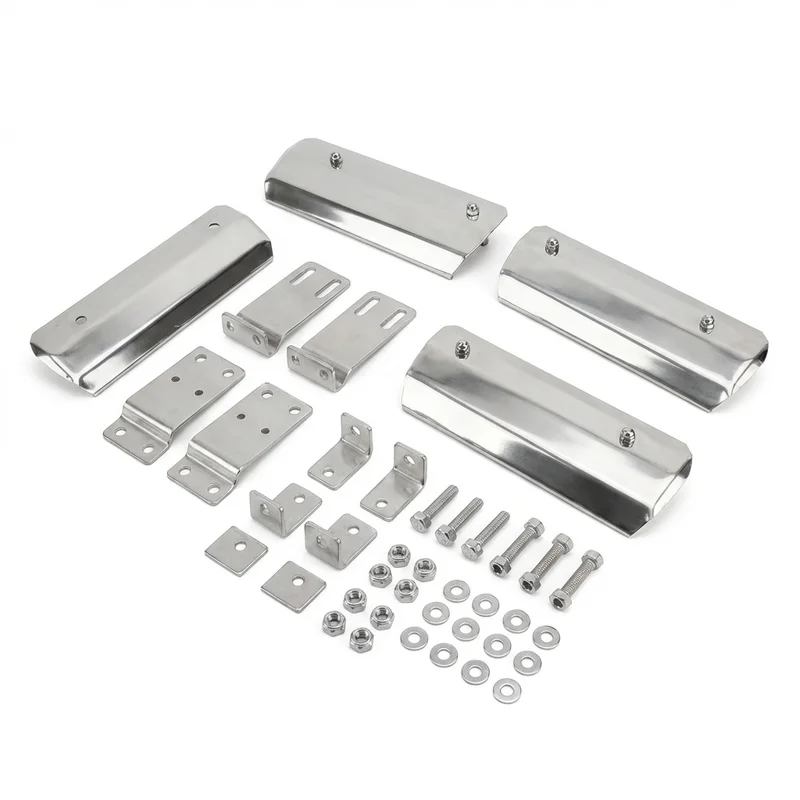 Stainless Steel Mounting Bracket Kit for Dodge Ram 2500 Van (1996 - 2003) - 1