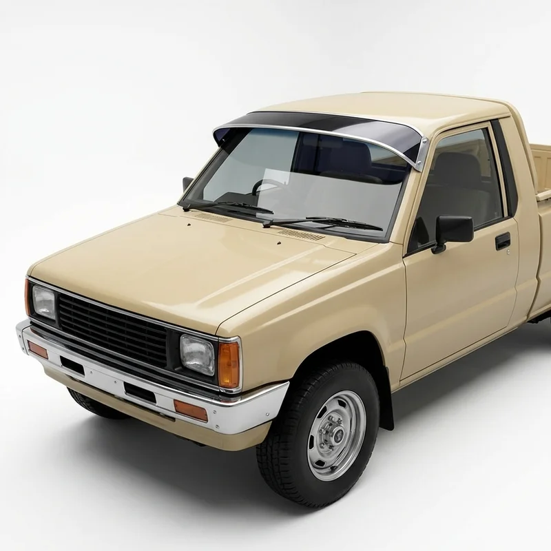 Tinted Acrylic Windscreen Sunvisor for Dodge Ram 50 (1983 - 1993) - 1