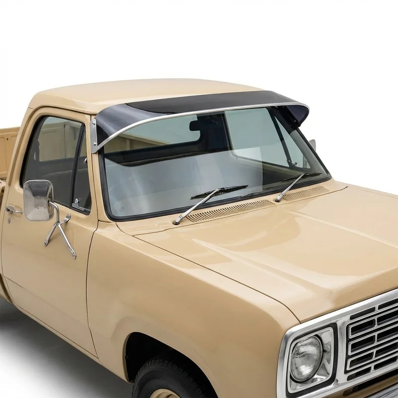Tinted Acrylic Windscreen Sunvisor for Dodge W100 (1975 - 1989) - 1