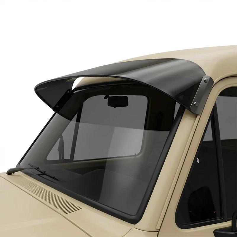 Tinted Acrylic Windscreen Sunvisor for Dodge W150 (1977 - 1993) - 1