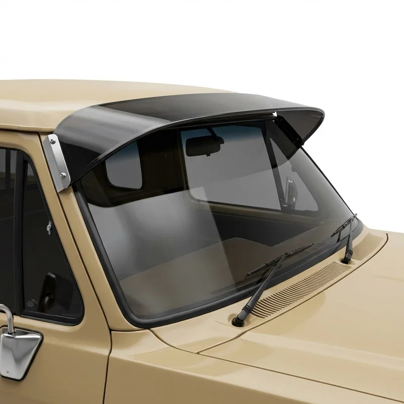 Tinted Acrylic Windscreen Sunvisor for Dodge W250 (1981 - 1993) - 1