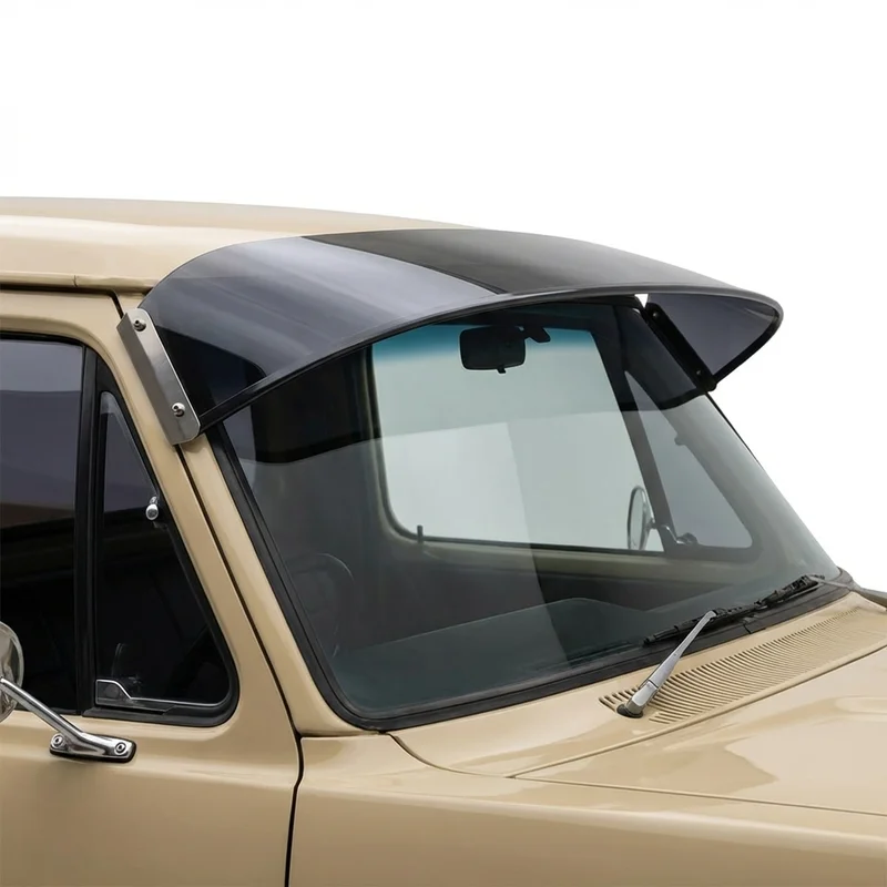 Tinted Acrylic Windscreen Sunvisor for Dodge W300 Pickup (1969 - 1974) - 1