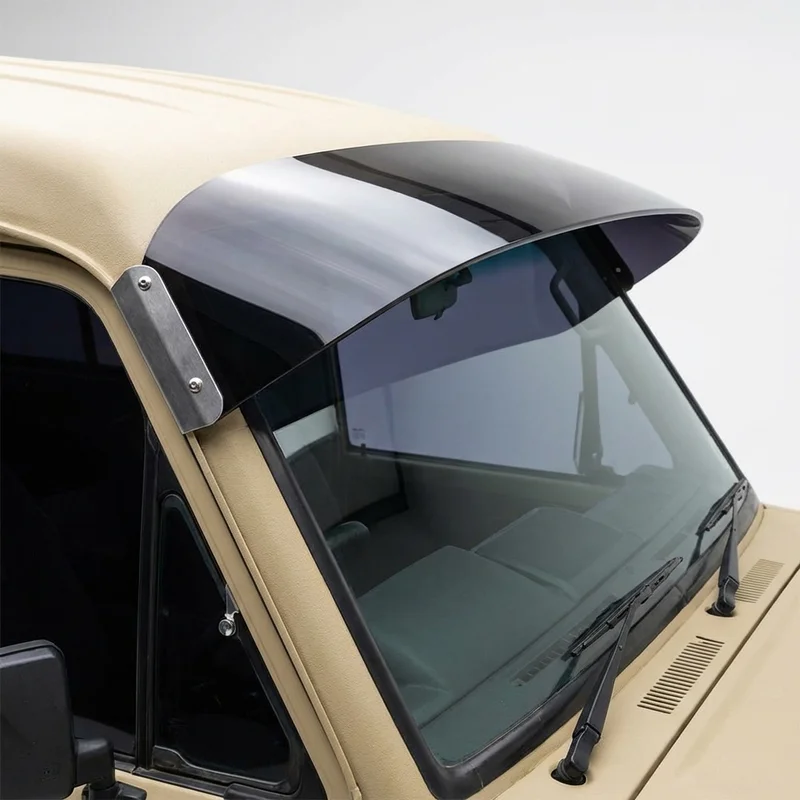 Tinted Acrylic Windscreen Sunvisor for Dynamax Corp Isata 4 (2019 - 2020) - 1