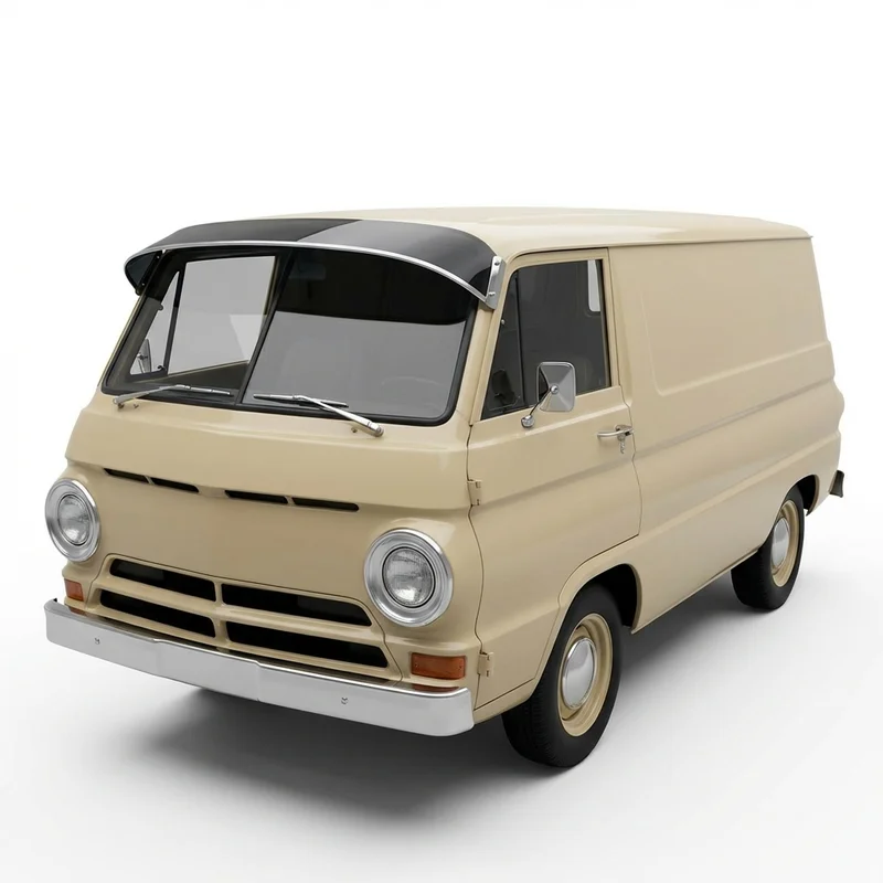 Tinted Acrylic Windscreen Sunvisor for Fargo A100 Van (1965 - 1970) - 1