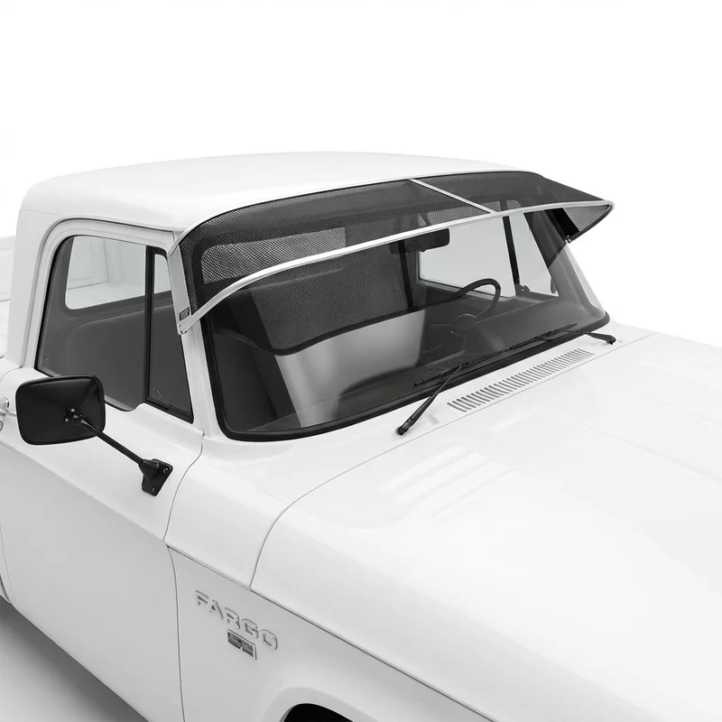 Premium Mesh Windscreen Sunvisor for Fargo W110 Pickup (1969 - 1972) - 1
