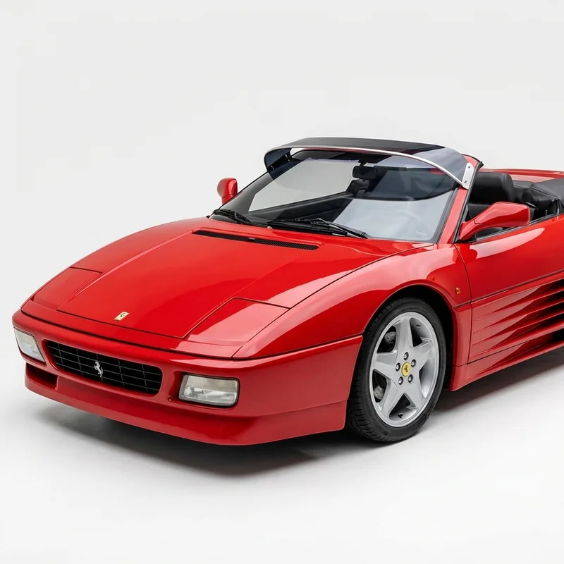 Tinted Acrylic Windscreen Sunvisor for Ferrari 348 Spider (1993 - 1995) - 1