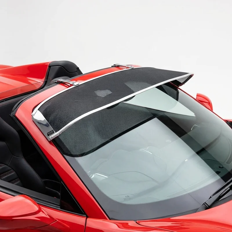 Premium Mesh Windscreen Sunvisor for Ferrari 488 Spider (2016 - 2019) - 1