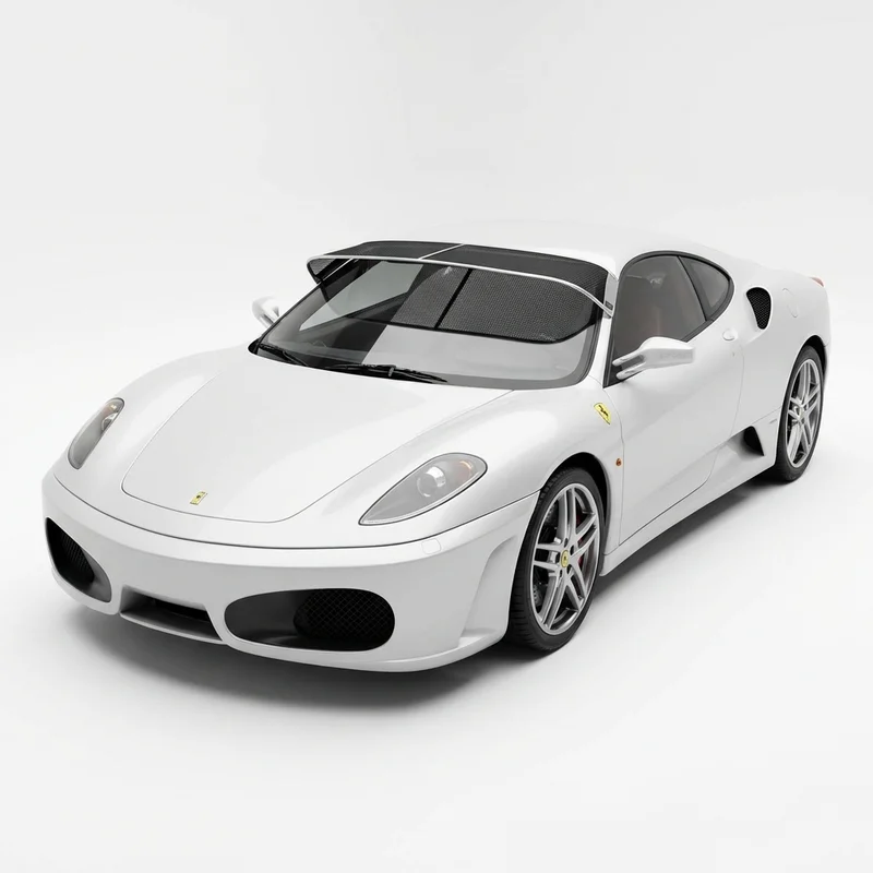 Premium Mesh Windscreen Sunvisor for Ferrari F430 (2005 - 2009) - 1