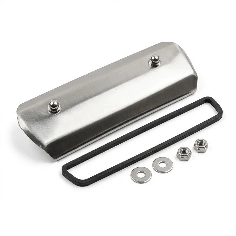 Stainless Steel Mounting Bracket Kit for Ferrari Mondial (1983 - 1985) - 1