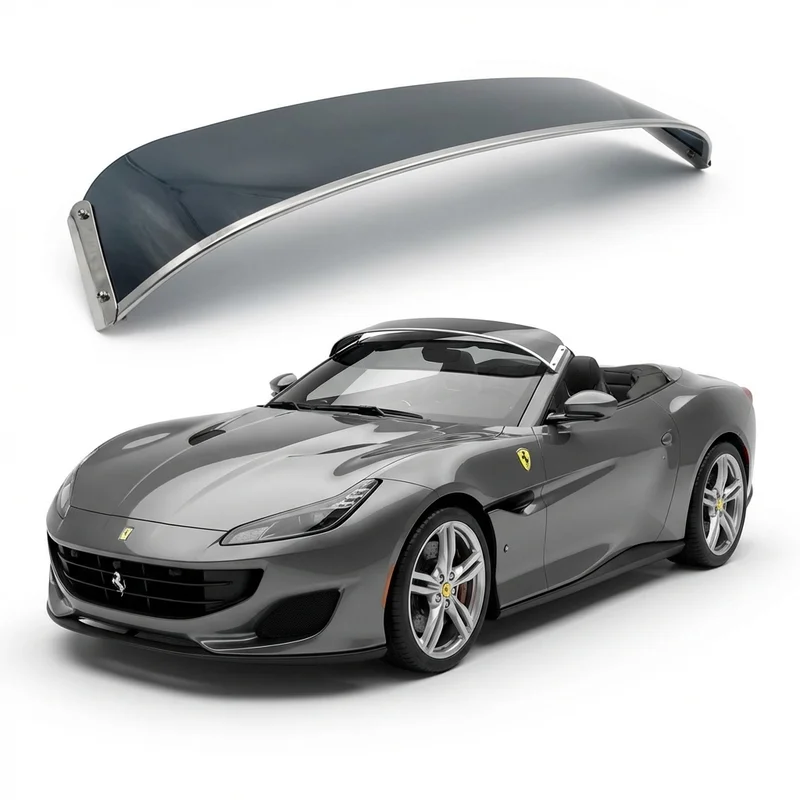 Tinted Acrylic Windscreen Sunvisor for Ferrari Portofino (2018 - 2019) - 1
