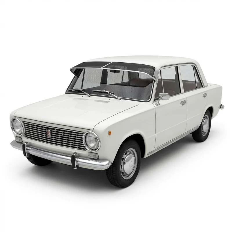 Premium Mesh Windscreen Sunvisor for Fiat 124 (1966 - 1983) - 1