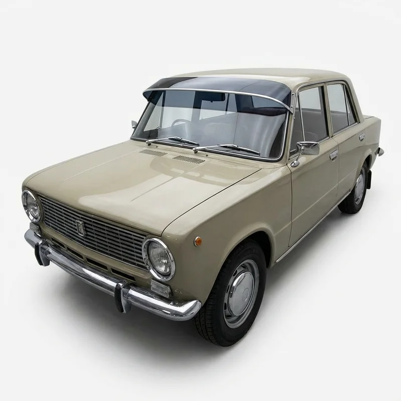 Tinted Acrylic Windscreen Sunvisor for Fiat 124 (1966 - 1983) - 1