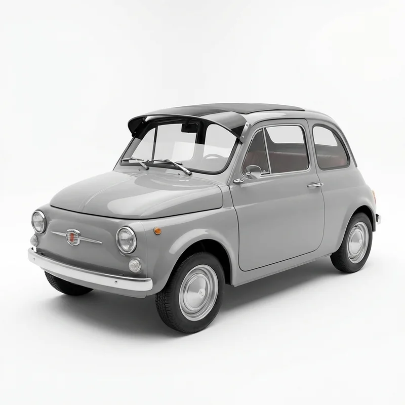 Tinted Acrylic Windscreen Sunvisor for Fiat 500 (1955 - 2019) - 1