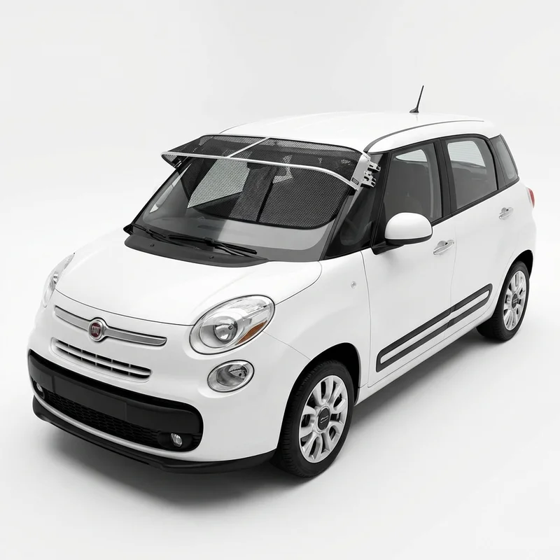 Premium Mesh Windscreen Sunvisor for Fiat 500L (2014 - 2020) - 1