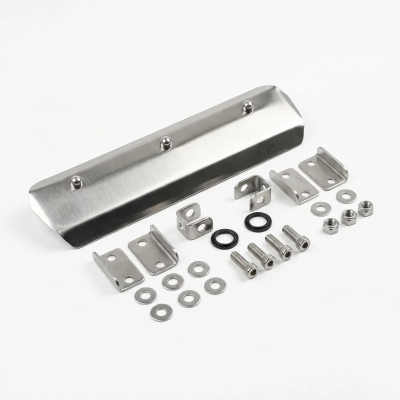 Stainless Steel Mounting Bracket Kit for Fiat 500X (2016 - 2023) - 1