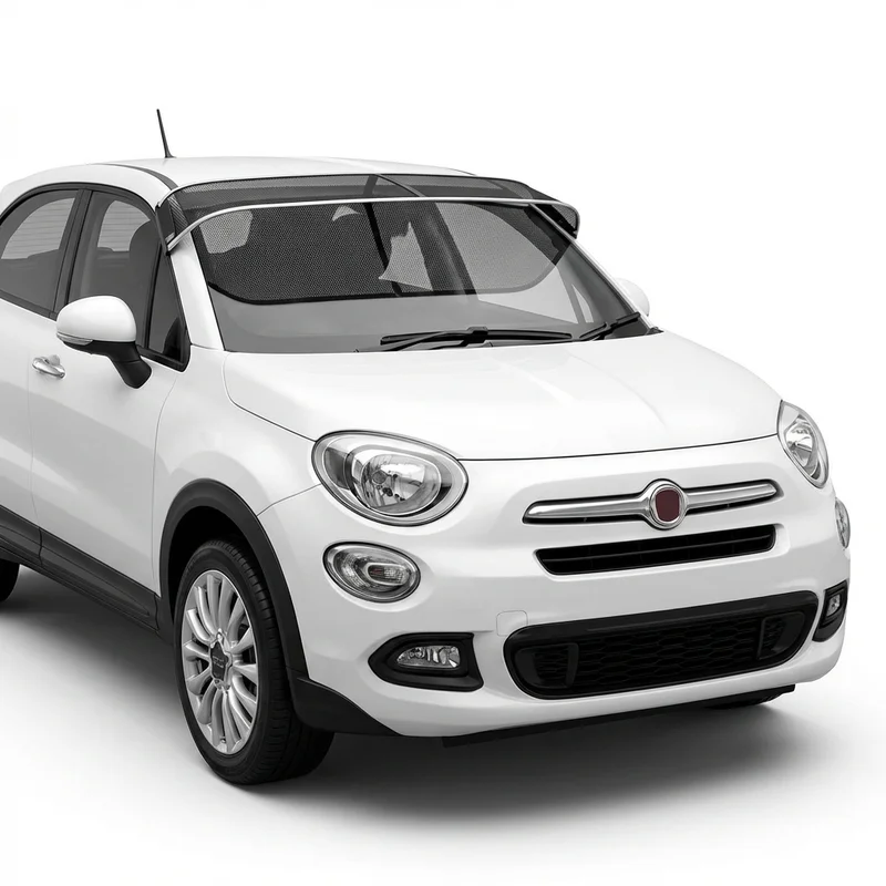 Premium Mesh Windscreen Sunvisor for Fiat 500X (2016 - 2023) - 1