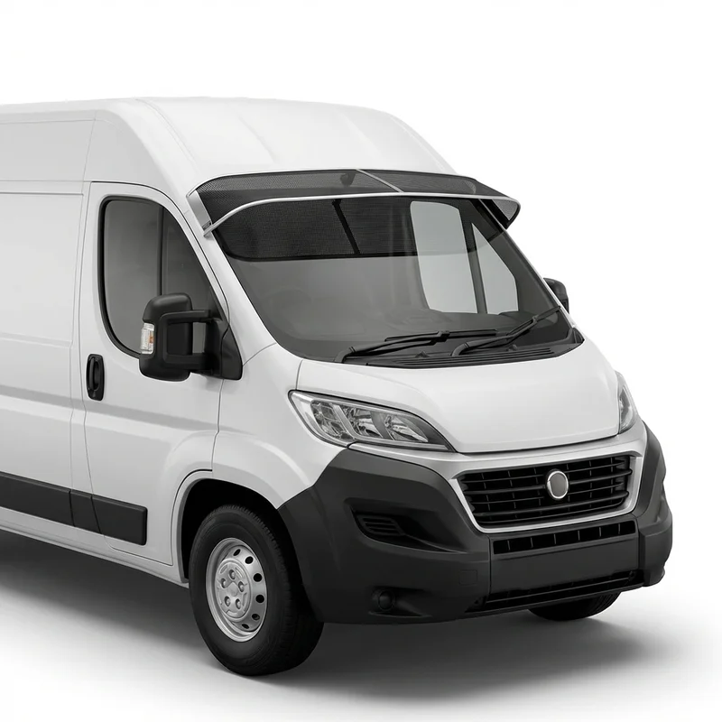 Premium Mesh Windscreen Sunvisor for Fiat Ducato (2008 - 2021) - 1
