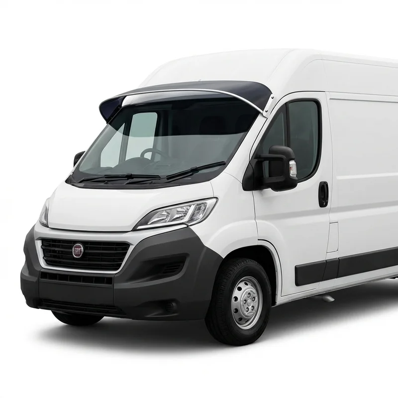 Tinted Acrylic Windscreen Sunvisor for Fiat Ducato (2008 - 2021) - 1