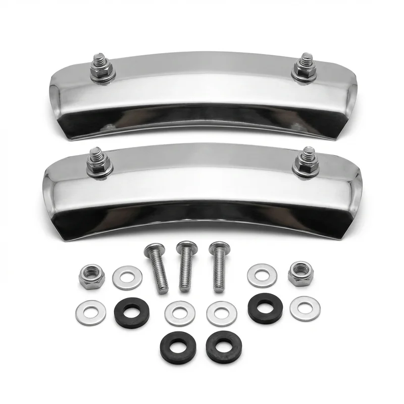 Stainless Steel Mounting Bracket Kit for Fiat Mobi (2017 - 2020) - 1