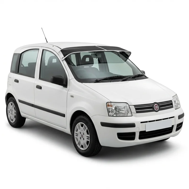 Premium Mesh Windscreen Sunvisor for Fiat Panda (2007 - 2012) - 1