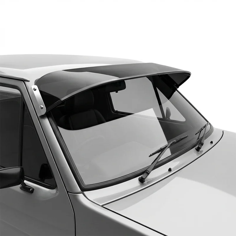 Tinted Acrylic Windscreen Sunvisor for Fiat Strada (1979 - 2014) - 1