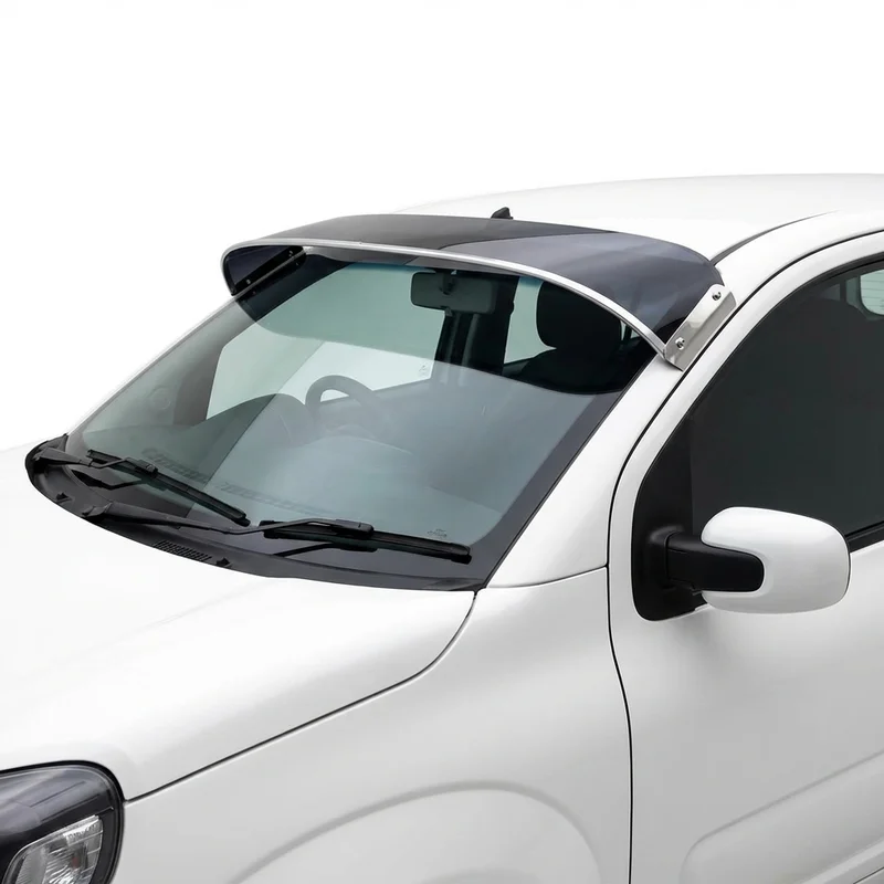 Tinted Acrylic Windscreen Sunvisor for Fiat Uno (2013 - 2020) - 1