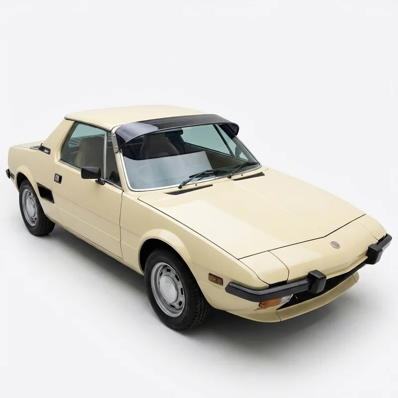 Tinted Acrylic Windscreen Sunvisor for Fiat X-1/9 (1974 - 1983) - 1