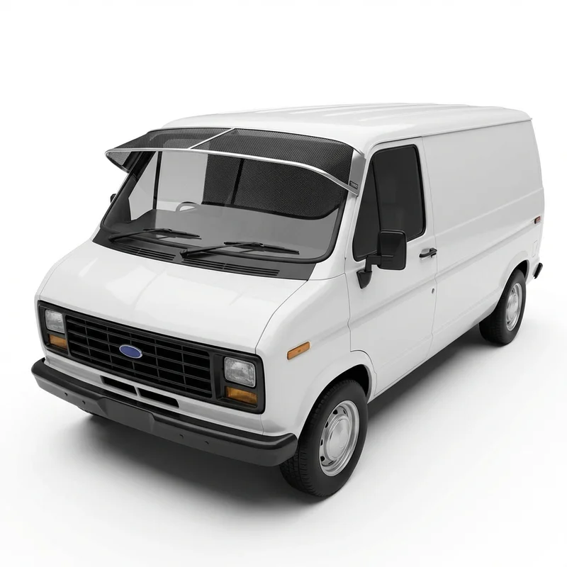 Premium Mesh Windscreen Sunvisor for Ford B-200 Panel (1986 - 1986) - 1