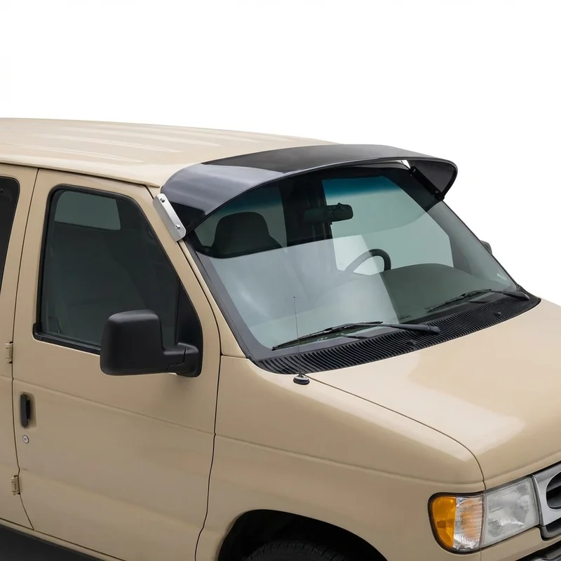 Tinted Acrylic Windscreen Sunvisor for Ford Club Wagon (1995 - 1998) - 1