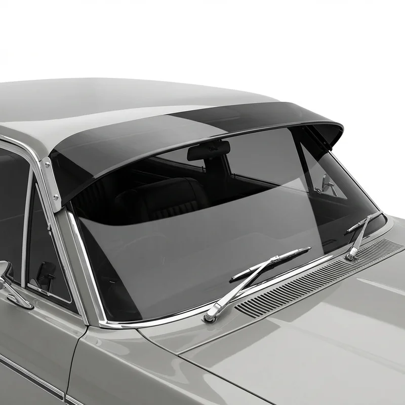 Tinted Acrylic Windscreen Sunvisor for Ford Custom 500 (1969 - 1977) - 1