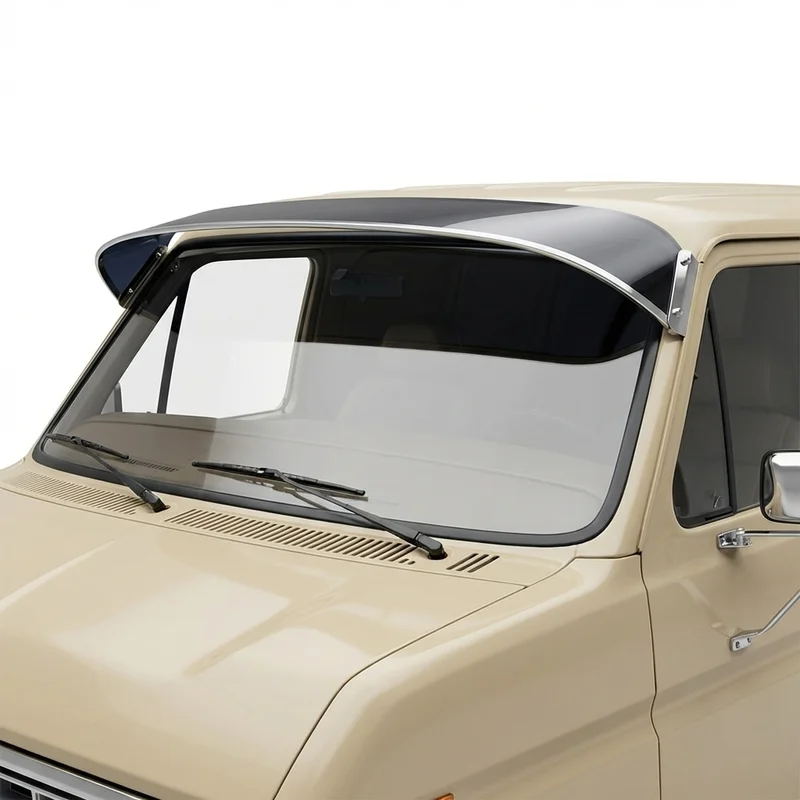 Tinted Acrylic Windscreen Sunvisor for Ford E-200 Econoline (1969 - 1974) - 1